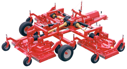 Befco | Pull-Type Gang Grooming Mower | Model Cyclone Flex Series| Width 12′ To 17′ | Horsepower 25 To 80 HP | For Tractors