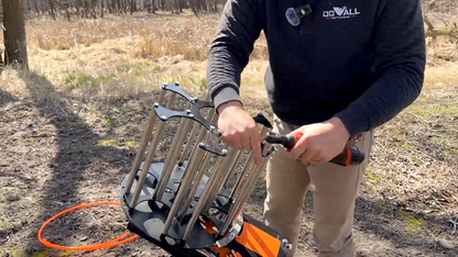 Do All Traps FlyWay 180 Elite Clay Thrower | 2-Wheeled Cart | Recycle Time 2.5-seconds
