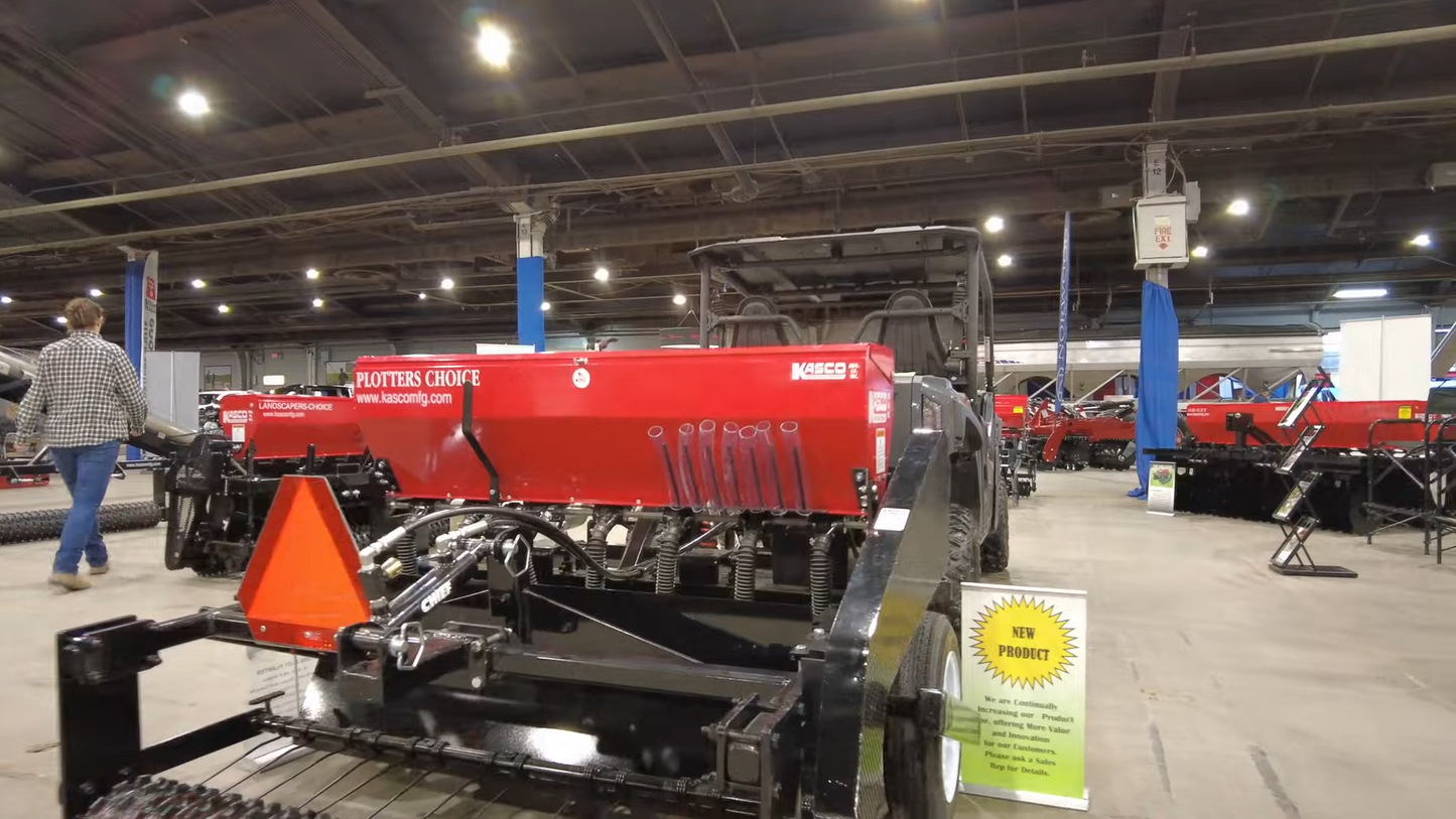 Kasco TERRA 40 Food Plot Planter | Width 48" | Row Spacing 10" | 20–30 HP | For Tractors