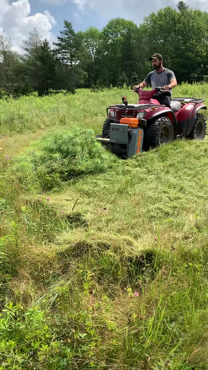 Forax ATV Gas Powered Mulcher | Model GP36 | 36" Cutting Width | Horsepower 7HP | For ATVs