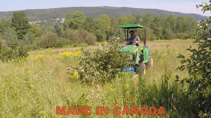 Forax Gas Powered Mulcher | Model GP40 | 40" Cutting Width | 14HP Kohler | For Tractor