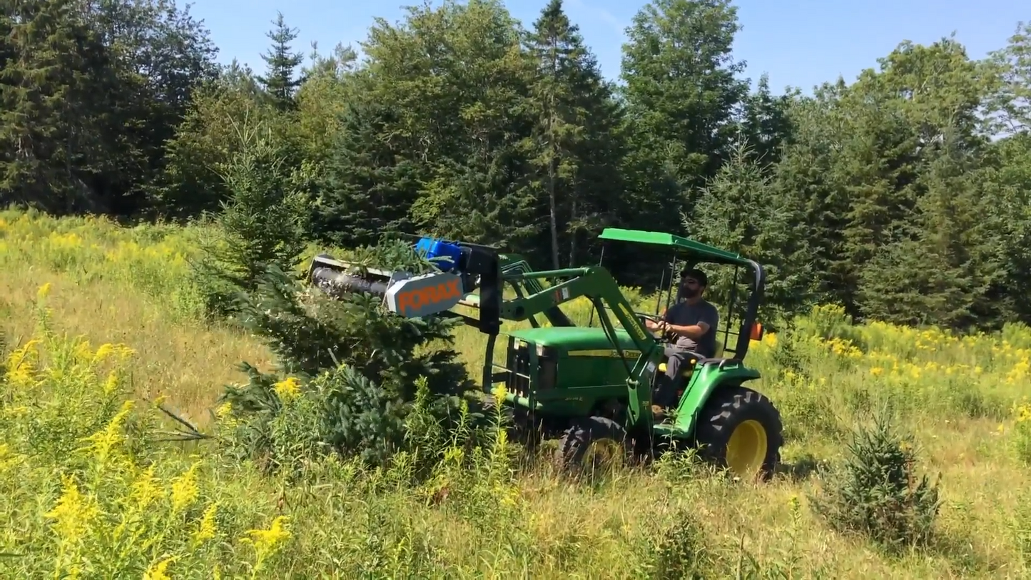 Forax Gas Powered Mulcher | Model GP40 | 40" Cutting Width | 14HP Kohler | For Tractor