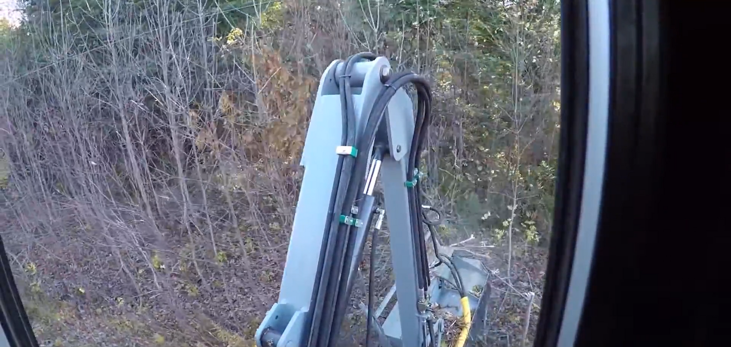 Forax 22' Implement Grader Boom | Weight 2800 lbs | Cutting Width 75" | Mulching Width 72" | For Road Grader