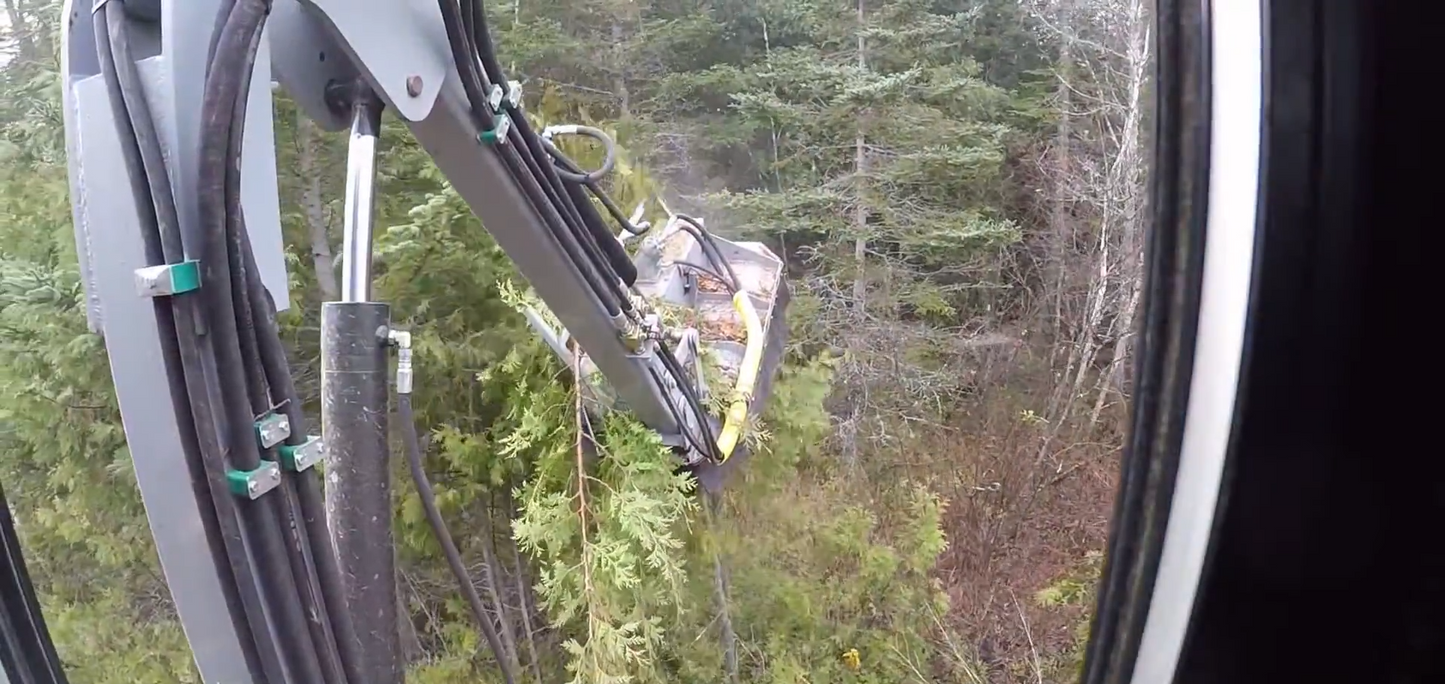 Forax 22' Implement Grader Boom | Weight 2800 lbs | Cutting Width 75" | Mulching Width 72" | For Road Grader