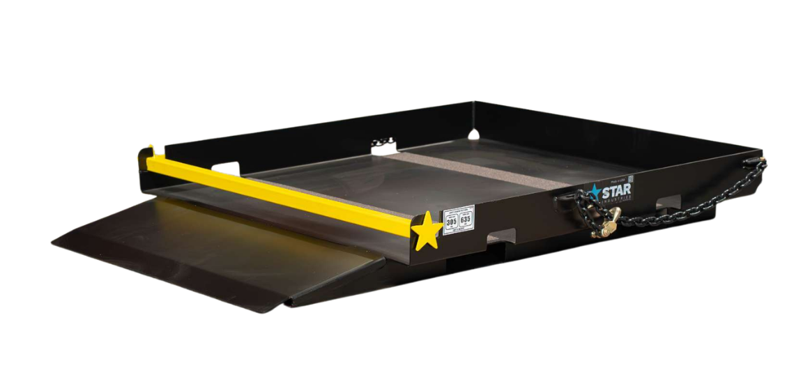 Star Industries Safety Loading Platform | Models 1385 & 1388 | Deck Width 48" To 50" | Capacity 1,000 To 3,500 lbs | For Forklifts