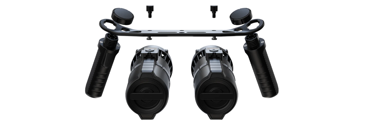Lefeet Underwater Scooter | Model P1 & P1 XR Dual Unit | Width 12.40–15.79" | 18–26 kgf Thrust | For Scuba & SUP