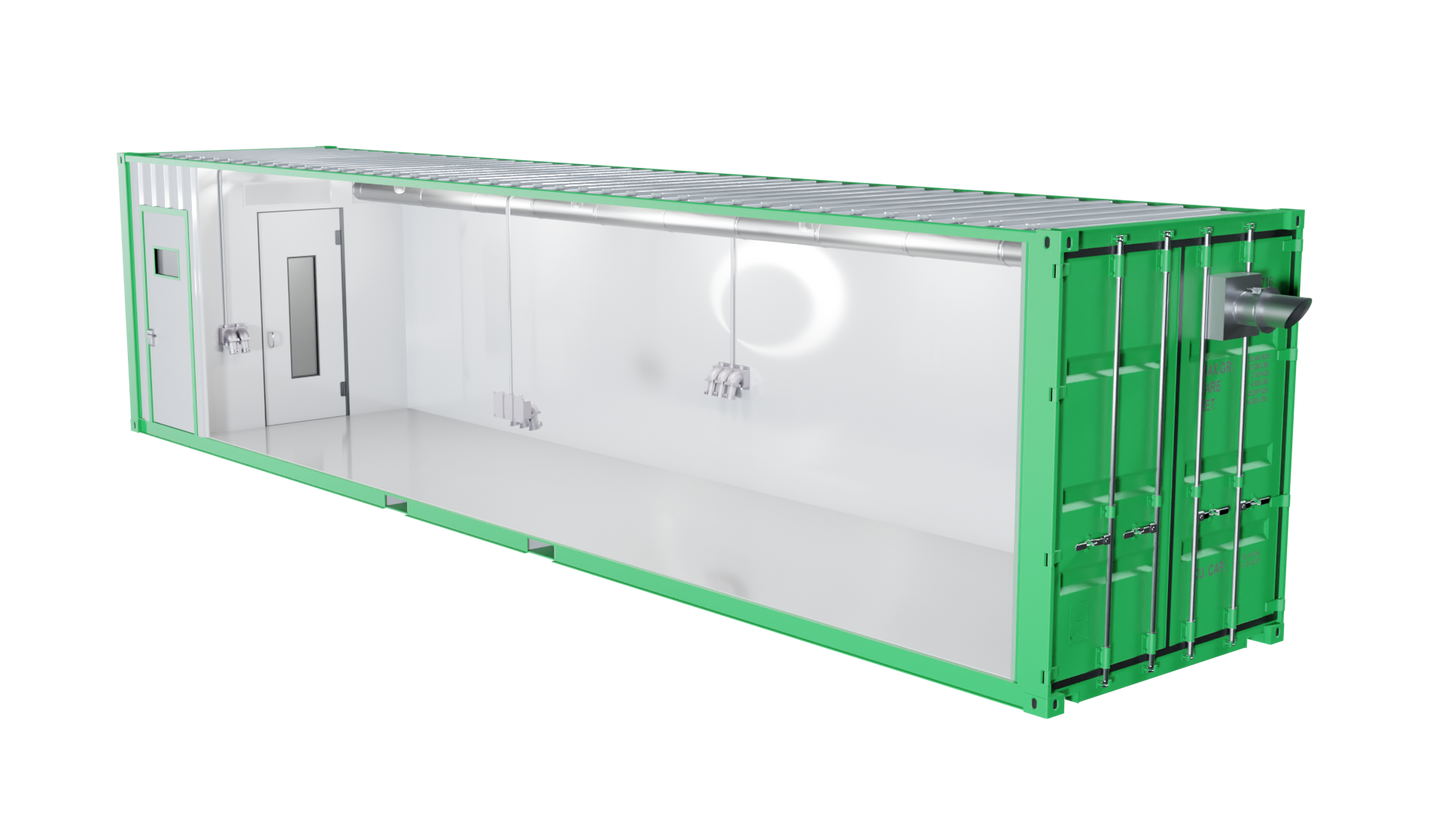 Advanced Extraction Labs Grow Room Container Farming Cube Series Indoor Booth Extraction Booth