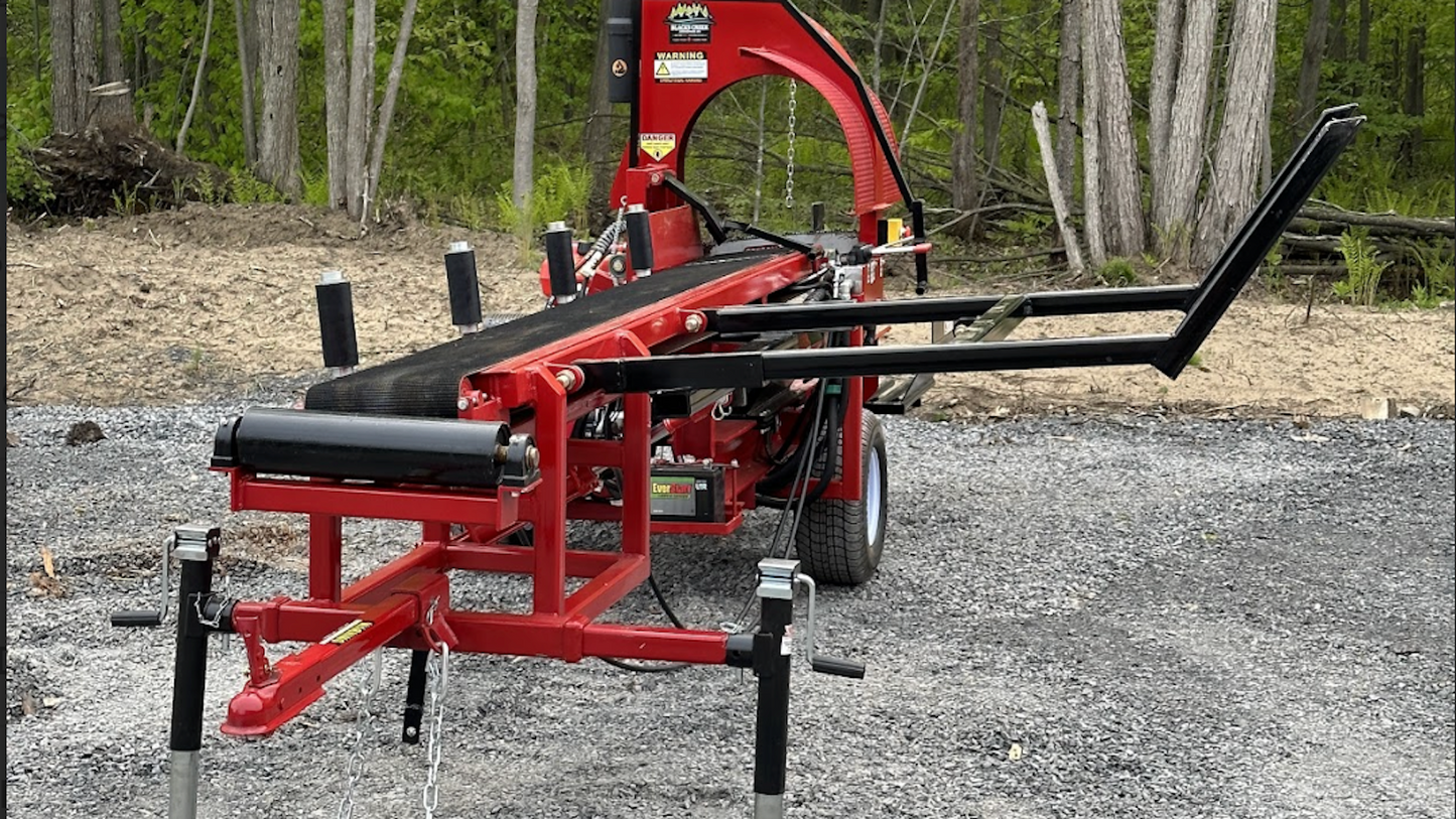 Blacks Creek Firewood Processor | Model 2000B-XL | 17 Gallon Hydraulic Reservoir | 22 Horsepower Honda Engine