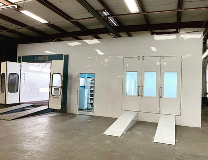 Platinum Finishing Paint Booth Systems Industrial Size Platinum Edition 2-Sided Limited Finishing Prep Station