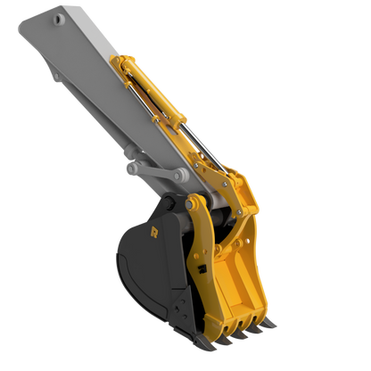 Rockland R-Pro Full Rotation Thumb | Machine Weight 15,000 to 160,000 lbs | Full Range of Motion | Heavy-Duty Cylinder | For Excavators