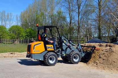 Tobroco-GiANT | Compact Wheel Loaders | G1200, G2200E & G2700HD | 36–43 mm Width | 25–50 HP | For Landscaping, Agriculture & Construction