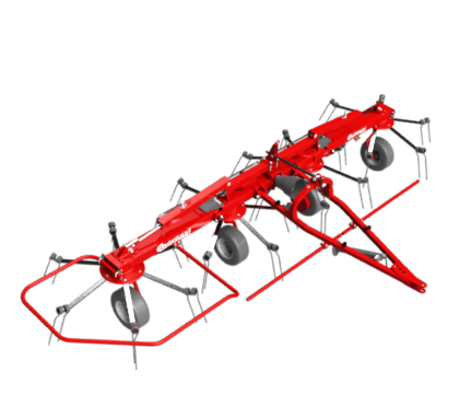 Durabilt Rotor Pull Type Tedder With U-Joints-Hyd. Fold and Tilt | Width 17' & 19' | 50-60HP | For Tractor
