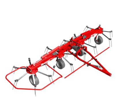 Durabilt Rotor Pull Type Tedder With U-Joints-Hyd. Fold and Tilt | Width 17' & 19' | 50-60HP | For Tractor