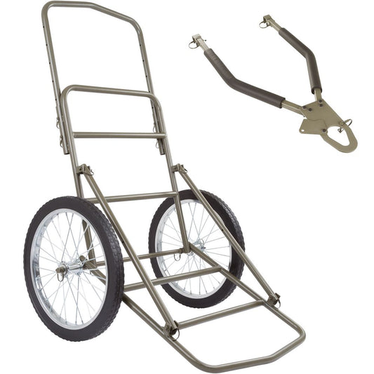 KShot Extra-Large Game Cart w/ Tow Bar | Model GAME-CART-HD-TOW | Size 63" | 20 To 50 HP | For ATV, UTV & Hunting Transport