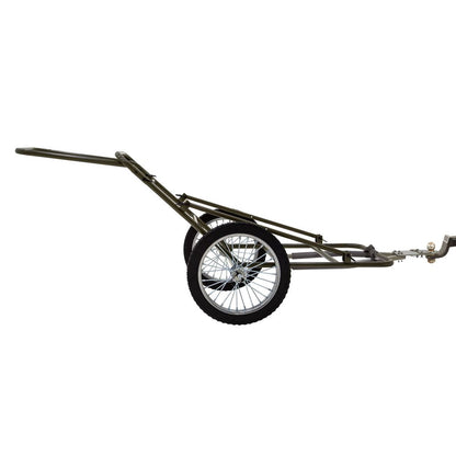 KShot Game Cart W/ Tow Bar | Model GAME-CART-TOW | 500 lb Capacity | 63" L x 26-1/4" W | 25 To 60 HP | For ATV & UTV Hunting Gear Hauling