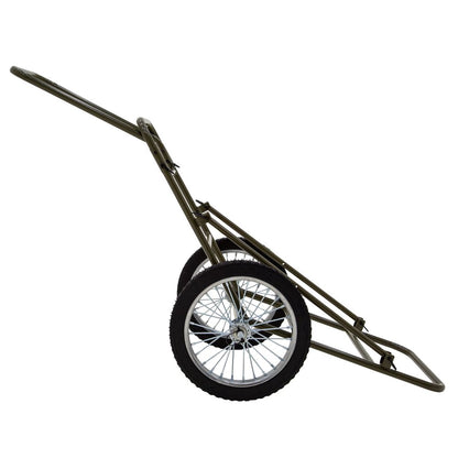 KShot Folding Game Cart | Model GAME-CART-V2 | 51" L x 27" W | 500 lbs Capacity | For Hunting & Outdoor Gear Hauling