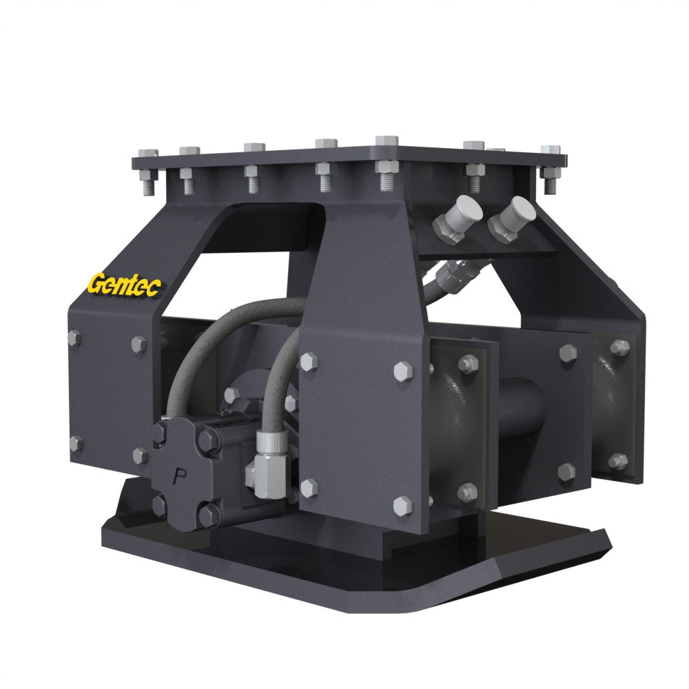 Gentec Equipment Hydraulic Plate Vibratory Compactors | Bottom Plate 21", 36" & 40" | Machine Size 1.5–29 Tons | For Excavators