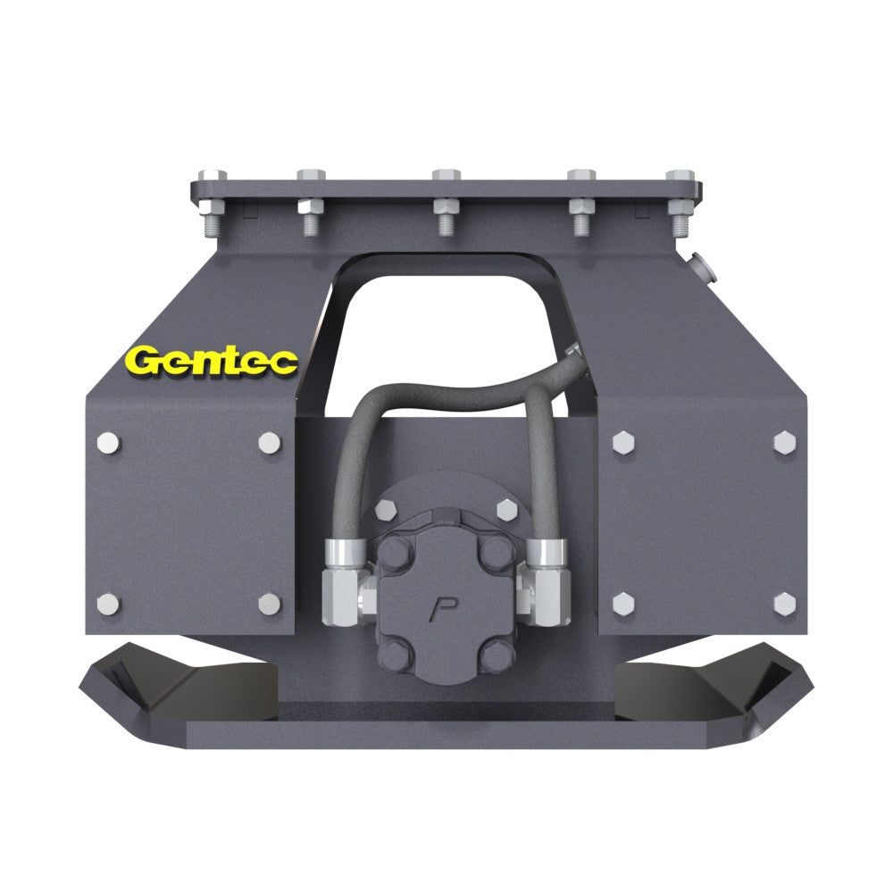 Gentec Equipment Hydraulic Plate Vibratory Compactors | Bottom Plate 21", 36" & 40" | Machine Size 1.5–29 Tons | For Excavators