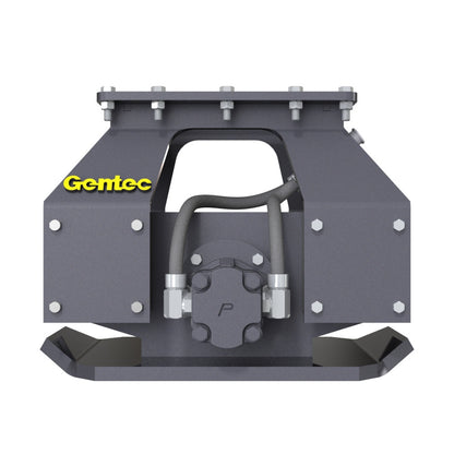 Gentec Equipment Hydraulic Plate Vibratory Compactors | Bottom Plate 21", 36" & 40" | Machine Size 1.5–29 Tons | For Excavators
