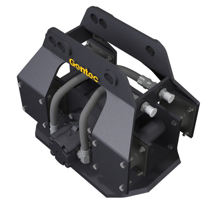 Gentec Equipment Pin-On Hydraulic Plate Compactors | Model GE870 & GE980 | Bottom Plate 21" & 40" | Machine Size 1.5–29 Tons | For Excavators