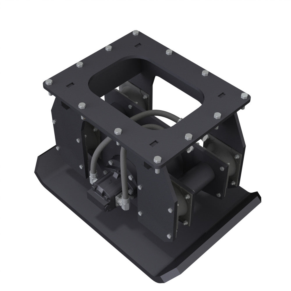 Gentec Equipment Hydraulic Plate Vibratory Compactors | Bottom Plate 21", 36" & 40" | Machine Size 1.5–29 Tons | For Excavators