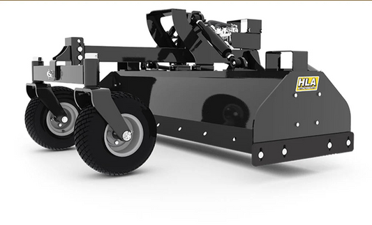 HLA Attachments Laser Grader | Model SLG84 | Width 84" inches | Standard Skid Steer Hydraulics | For Skid Steers