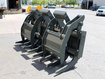 Werk-Brau Grapple Rake | Severe Duty | Width 36" To 84" | 20–50 GPM | For Wheel Loaders