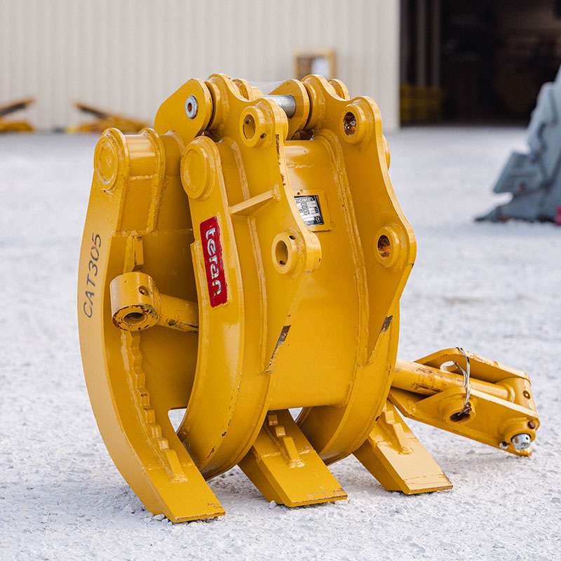 Teran Grapple Attachment | Model GRAPPLE-305C25 | Grapple Attachment 25' with 45mm Pins | Compatibility CAT 305C | For Excavators