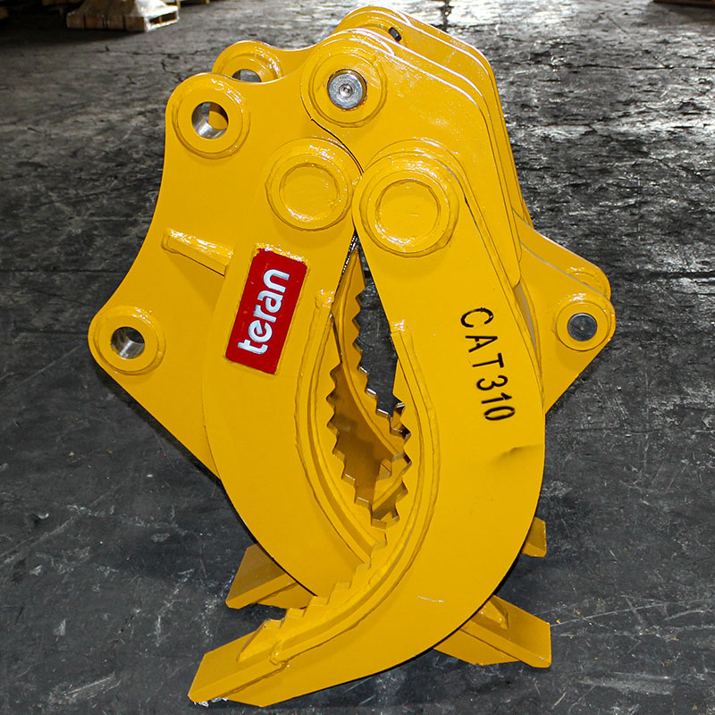 Teran Grapple Attachment | Model GRAPPLE-310 | Bucket Size 32" Inches | 360° Hydraulic Rotation | For Excavators