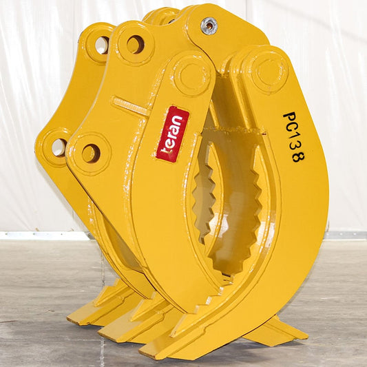 Teran Grapple Attachment | Model GRAPPLE-PC138 | Bucket Size 32" Inches | High-Strength Jaws | For Excavators