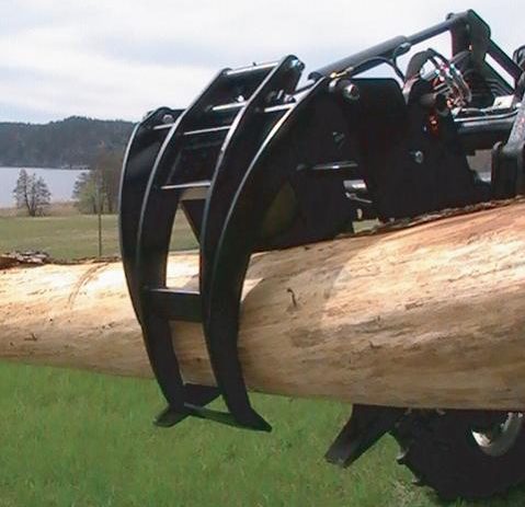 Sundown Forestry Grapple | Model GR40 | Max Opening 40" | Lift Capacity 2,200 lbs | 10 To 20 GPM | 40 To 50 HP | For Skid Steer & Tractor