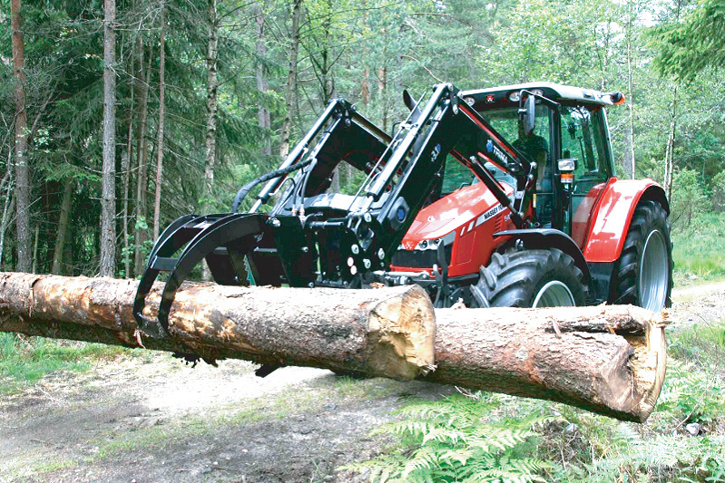 Sundown Forestry Grapple | Model GR40 | Max Opening 40" | Lift Capacity 2,200 lbs | 10 To 20 GPM | 40 To 50 HP | For Skid Steer & Tractor