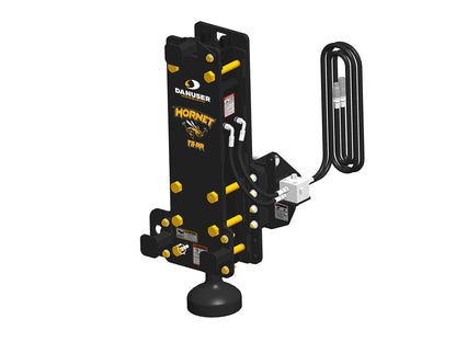 Danuser Hornet  Post Driver Loaded ( with addition weight ) | Model  T8-RR | Width 45.75" inches | Oil Flow Rate 10–30 GPM  | For Skid Steer