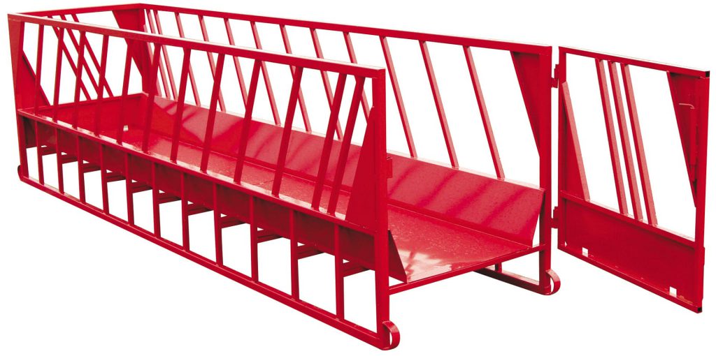 JBM 4’, 5’ &amp; 6’ Width Heavy Duty Multi-Purpose Bunk Feeder for Tractor