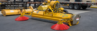 Vrisimo Berm Brush | Model BR-42 | Brush Diameter 42" | 40–60 HP | For Tractors