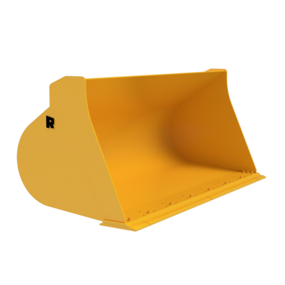 Rockland General Purpose Bucket | Sloped Bottom Design | Customizable Edges & Wear Protection | Straight Side-Cutters | For Loaders