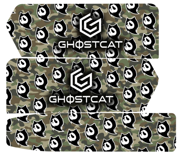 GhostCat Bikes Accessories Bundle | Battery Decals, BMX Kit – F Series, Drift Eight Metal Front Plate, Premium Tapia Seats, Rear Rack & Basket Options | For All Models GhostCat Bikes