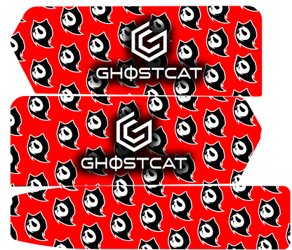 GhostCat Bikes Accessories Bundle | Battery Decals, BMX Kit – F Series, Drift Eight Metal Front Plate, Premium Tapia Seats, Rear Rack & Basket Options | For All Models GhostCat Bikes