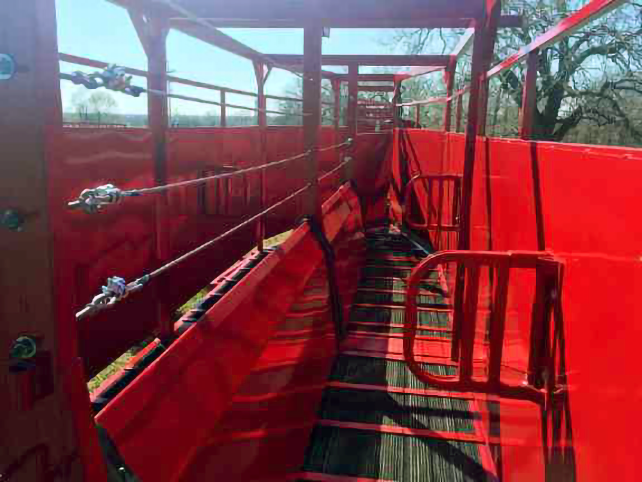Global Equipment Palco Portable Alleys | 32' Double Alley & 24' Tub Alley | Cattle Handling Equipment | For Ranch Facilities & Cattle Operations