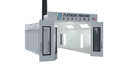 Platinum Finishing Paint Booth Systems Gold Edition Semi Down Draft Paint Booth