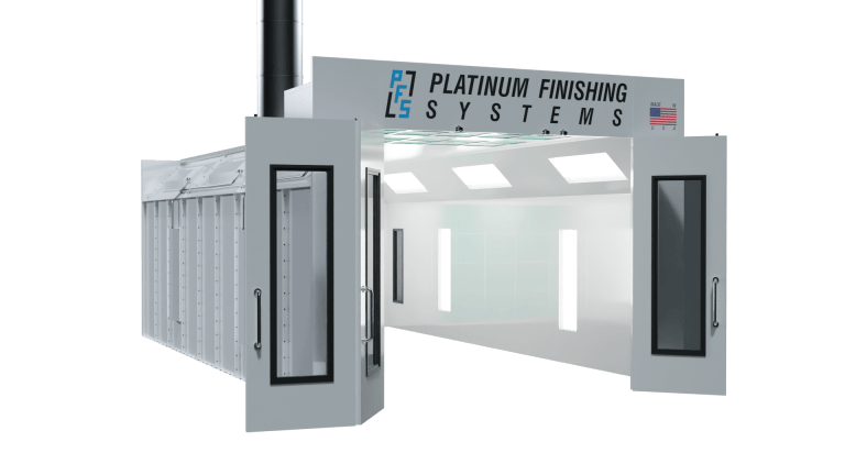 Platinum Finishing Paint Booth Systems Gold Edition Semi Down Draft Paint Booth