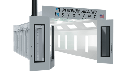 Platinum Finishing Paint Booth Systems Gold Edition Semi Down Draft Paint Booth