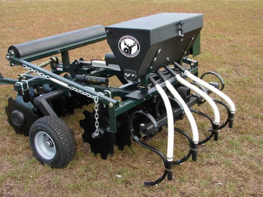 PLOTMASTER Grain Drill Attachment | Model Hunter 400 & 500 | Width 48 To 60" | 25 To 45 HP | For Tractor