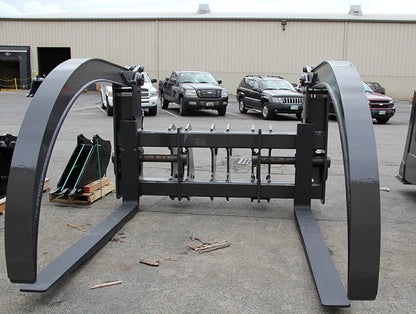 Werk-Brau Wishbone Grapple Forks | V-Frame | Width 72"–96" | 20–30 GPM | For Wheel Loaders