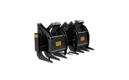 Werk-Brau Grapple Rake | Severe Duty | Width 36" To 84" | 20–50 GPM | For Wheel Loaders