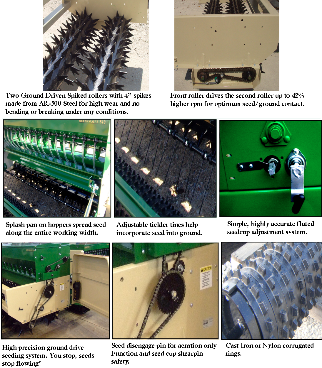 Farm-Maxx Greenscape Conservation Seeder With Heavy Tubular Design | Working Width 60" & 84" | Horsepower 35-50 HP | For Tractors