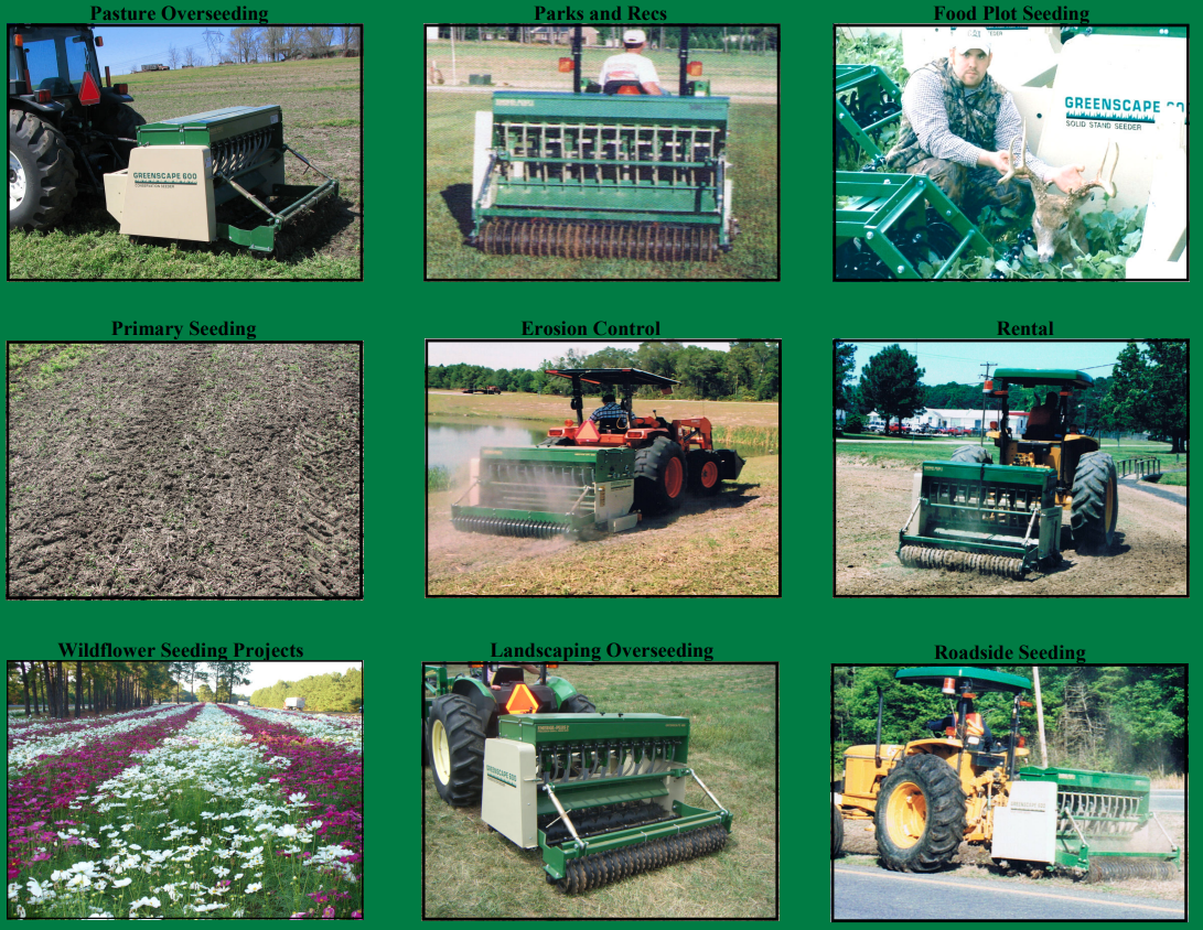 Farm-Maxx Greenscape Conservation Seeder With Heavy Tubular Design | Working Width 60" & 84" | Horsepower 35-50 HP | For Tractors