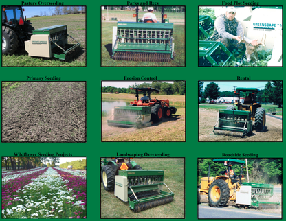 Farm-Maxx Greenscape Conservation Seeder With Heavy Tubular Design | Working Width 60" & 84" | Horsepower 35-50 HP | For Tractors