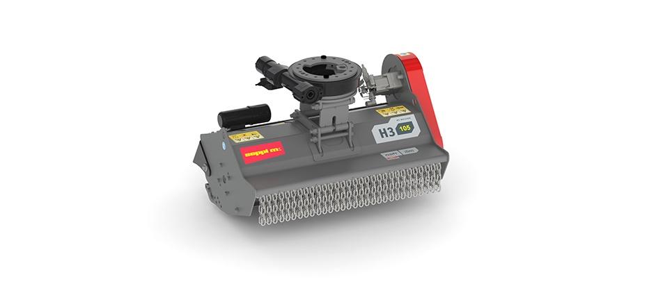 Seppi | Lightest Flail Mower | Model H3 60 | Working Width 25" Inches | Machine Size 3.5 To 5 Ton | For Excavators
