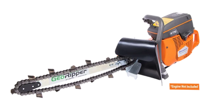 MiniTrencher GeoRipper® T/A Portable Handheld Trencher | Model H400 | 16" Digging Depth | For Husqvarna K770 & K970